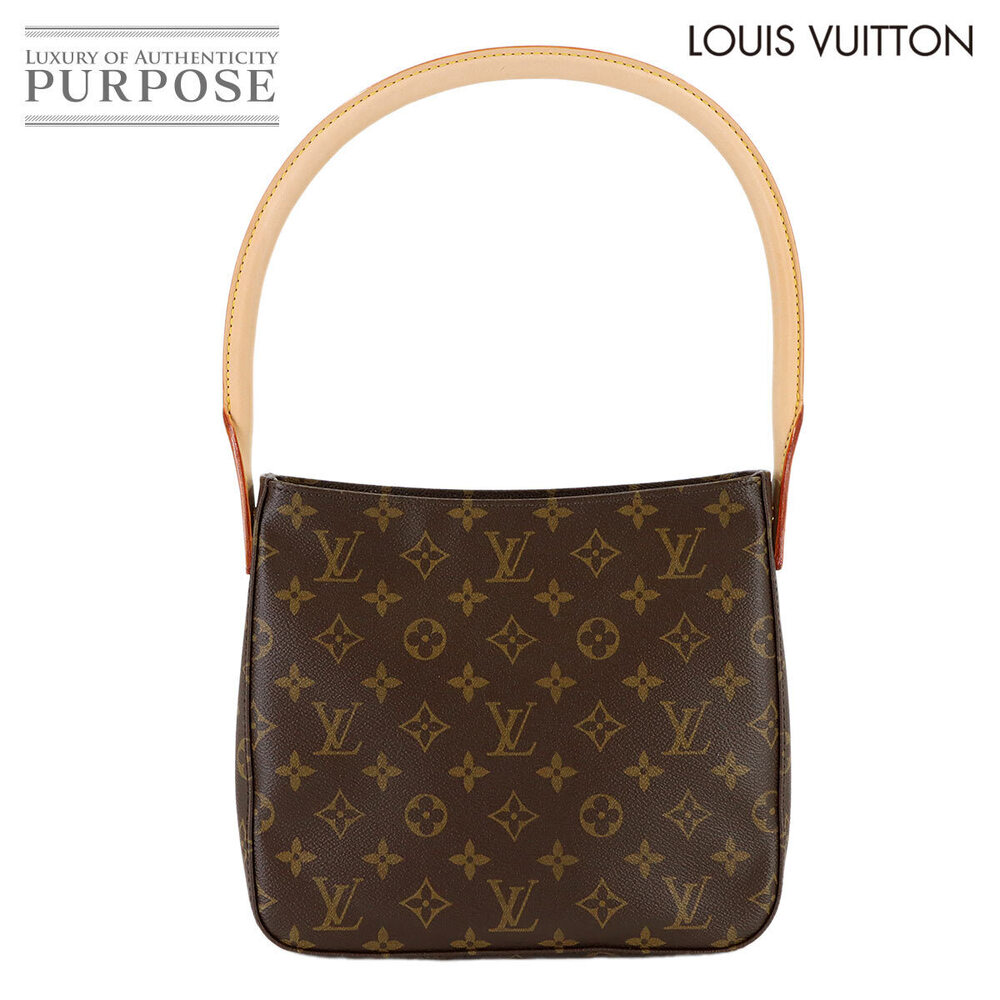 Louis Vuitton Monogram Looping Shoulder Bag Brown